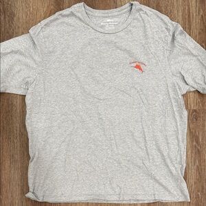 Tommy Bahama Light Gray Short Sleeve Tee